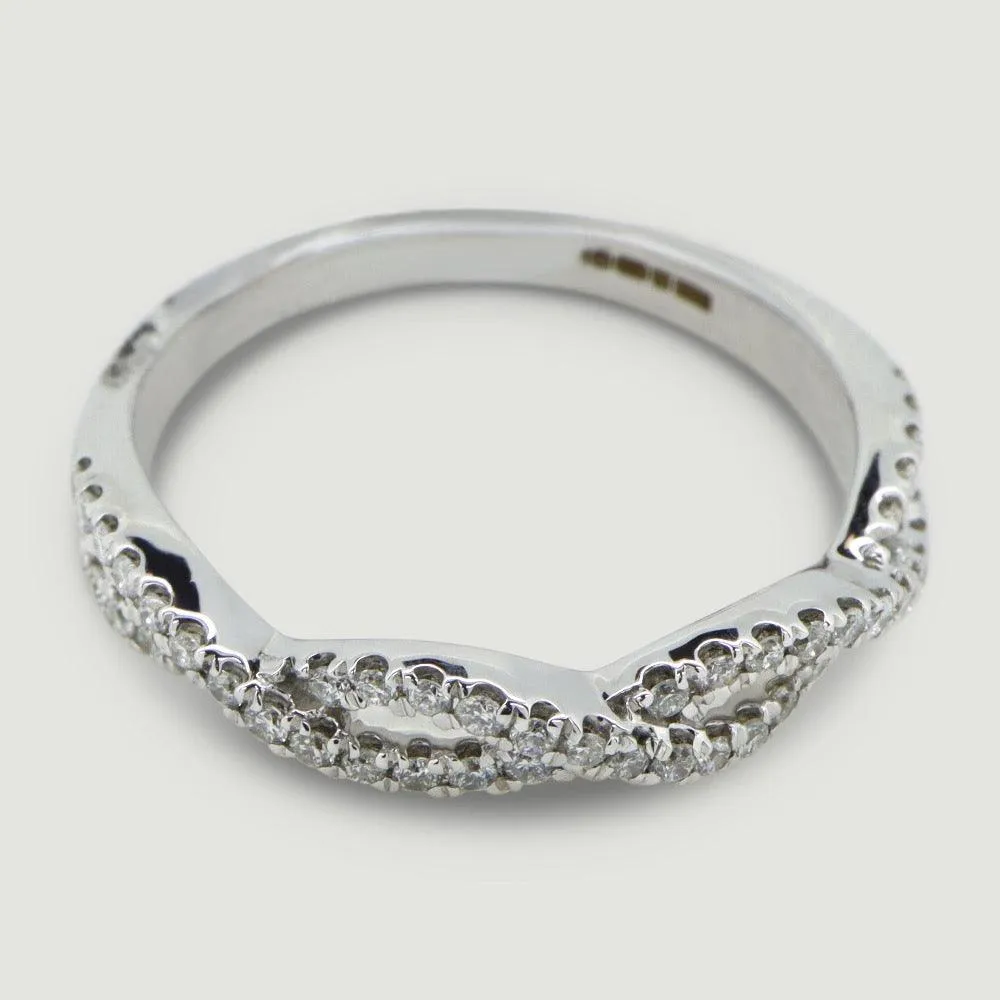 Infinity Sparkle Diamond Ring