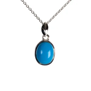 Jane Austen Turquoise Pendant Necklace
