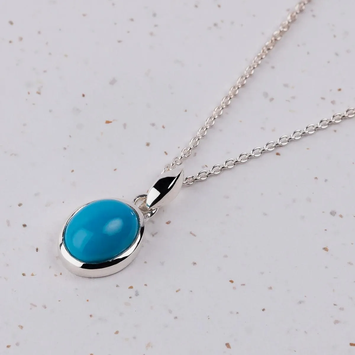 Jane Austen Turquoise Pendant Necklace