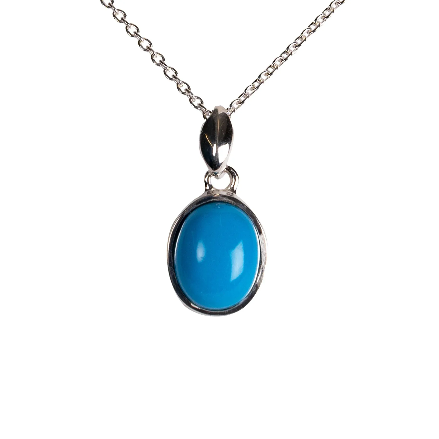 Jane Austen Turquoise Pendant Necklace