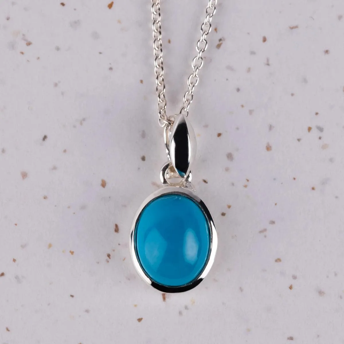 Jane Austen Turquoise Pendant Necklace