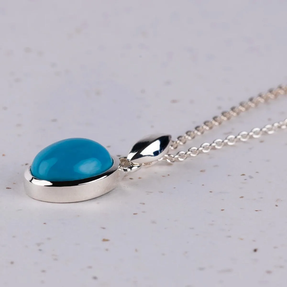Jane Austen Turquoise Pendant Necklace