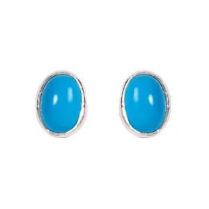 Jane Austen Turquoise Stud Earrings