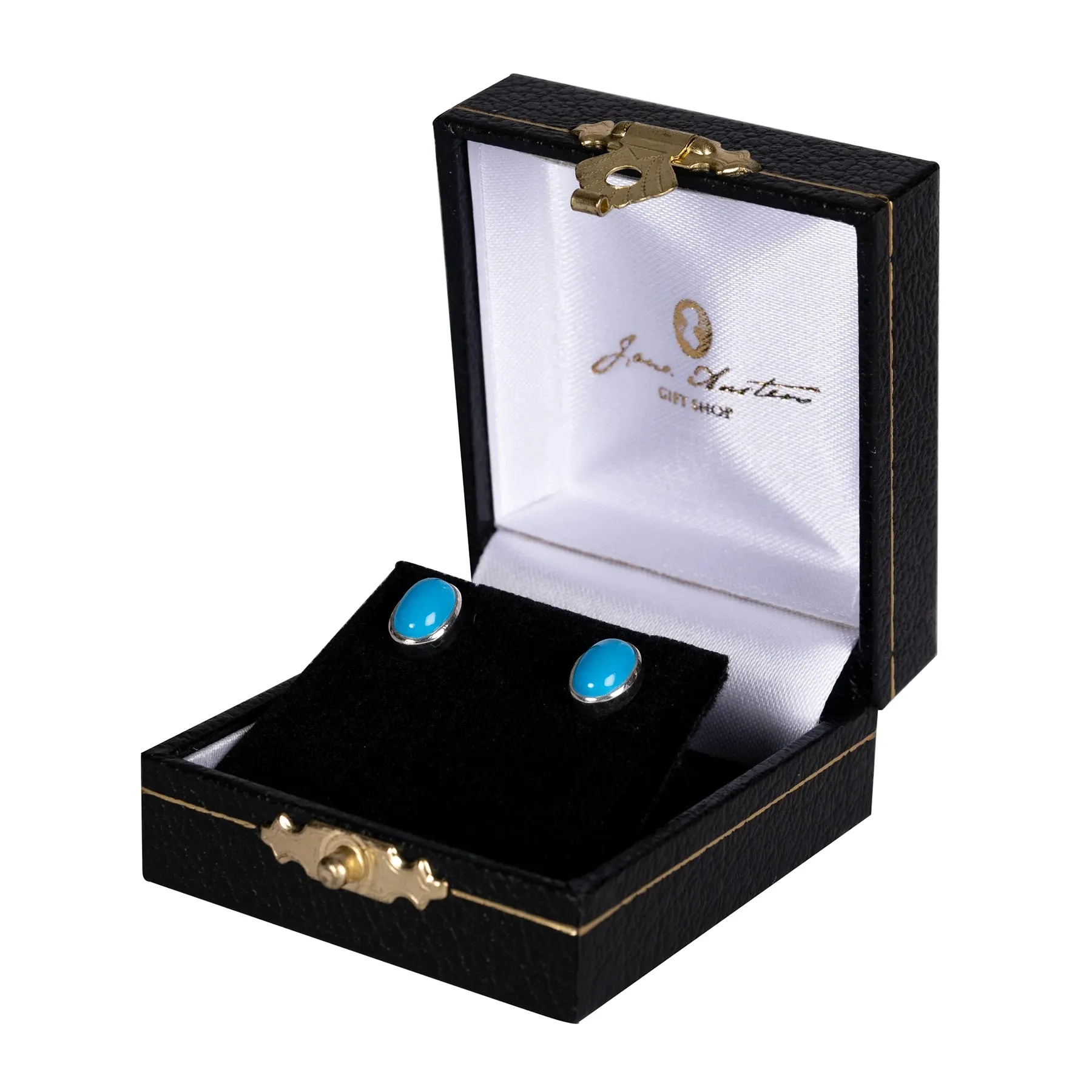 Jane Austen Turquoise Stud Earrings