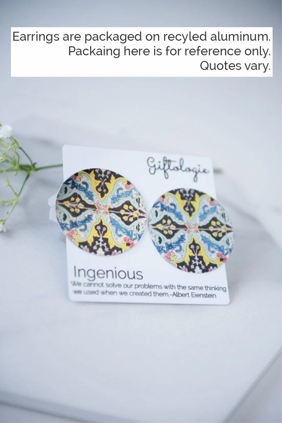 Jardin 2 Inch Earrings