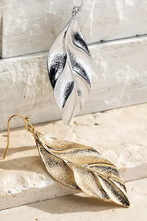 JEWELRY- EARRINGS- Leah- leaves of gold