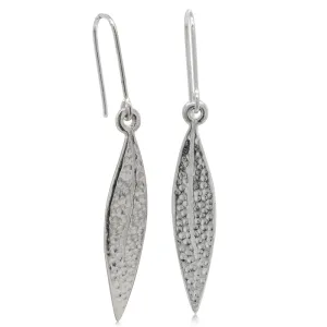 Karen Walker Leaf Earrings - Sterling Silver