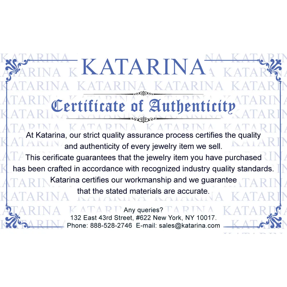 KATARINA 1/2 cttw Prong Set Diamond Heart Ring