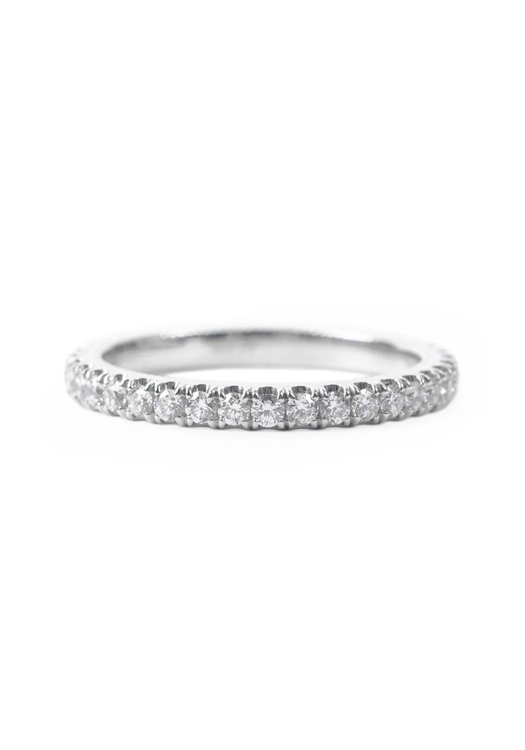Katharine James Juliet's Love Platinum Diamond Eternity Band