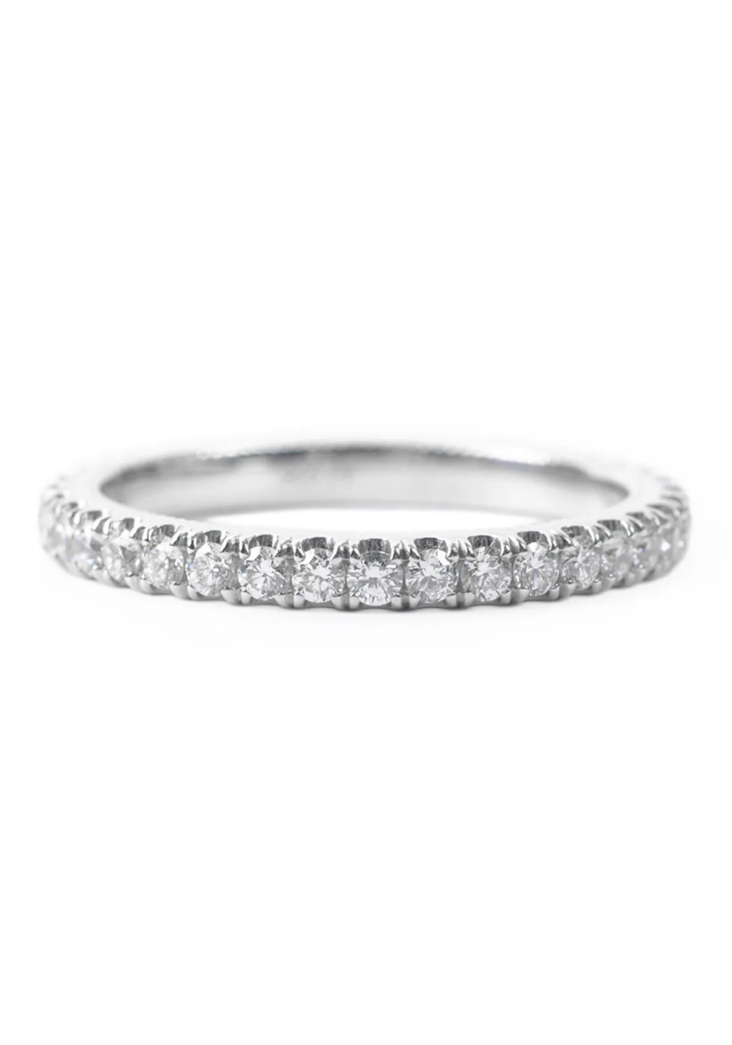 Katharine James Juliet's Love Platinum Diamond Eternity Band
