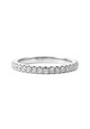 Katharine James Juliet's Love Platinum Diamond Eternity Band