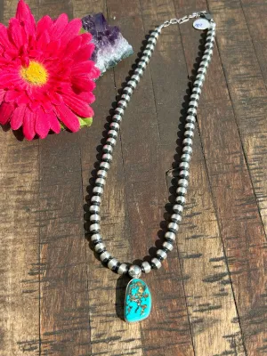 Kingman and Pearl Necklace