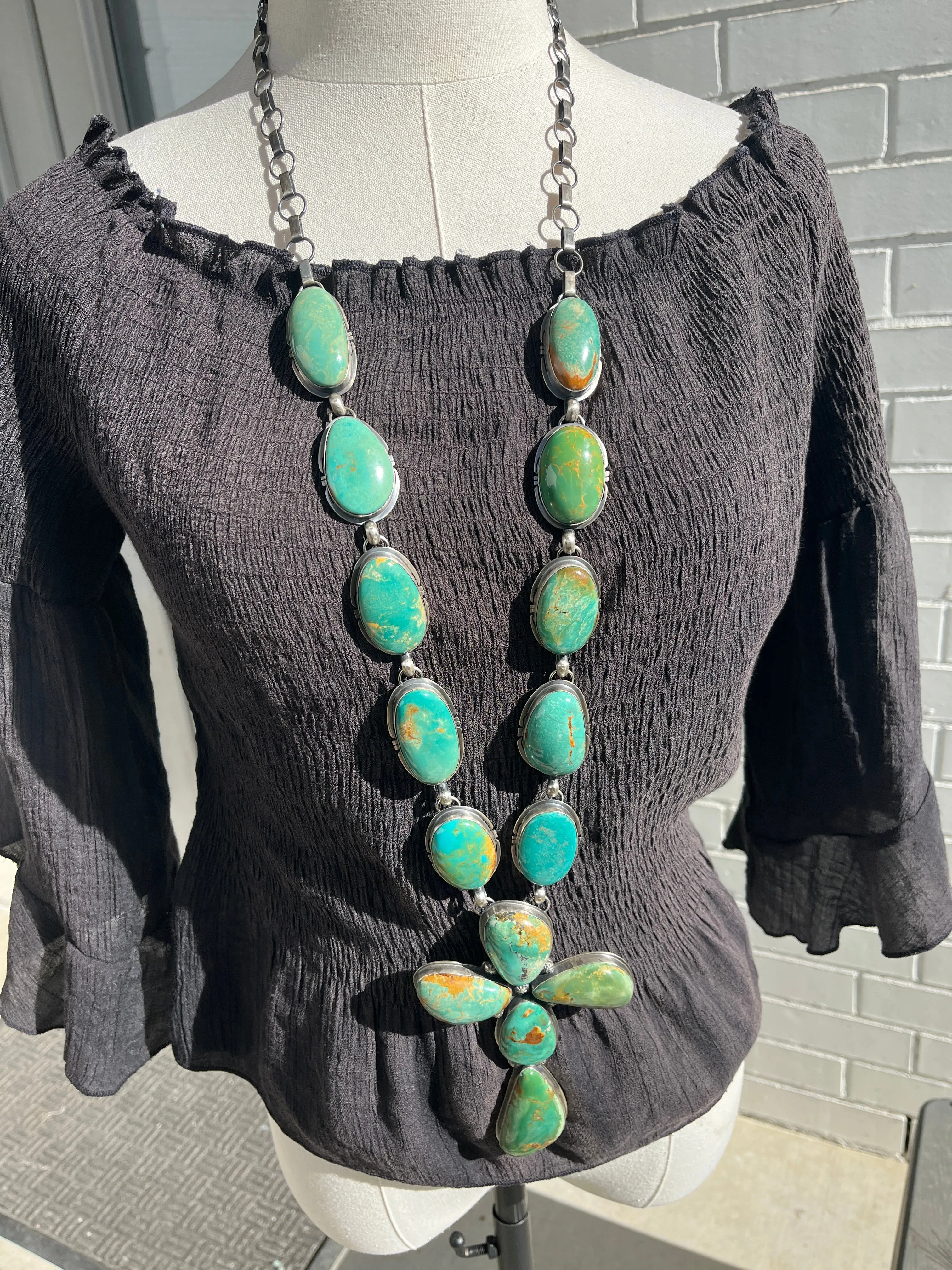 Kingman Cross Necklace