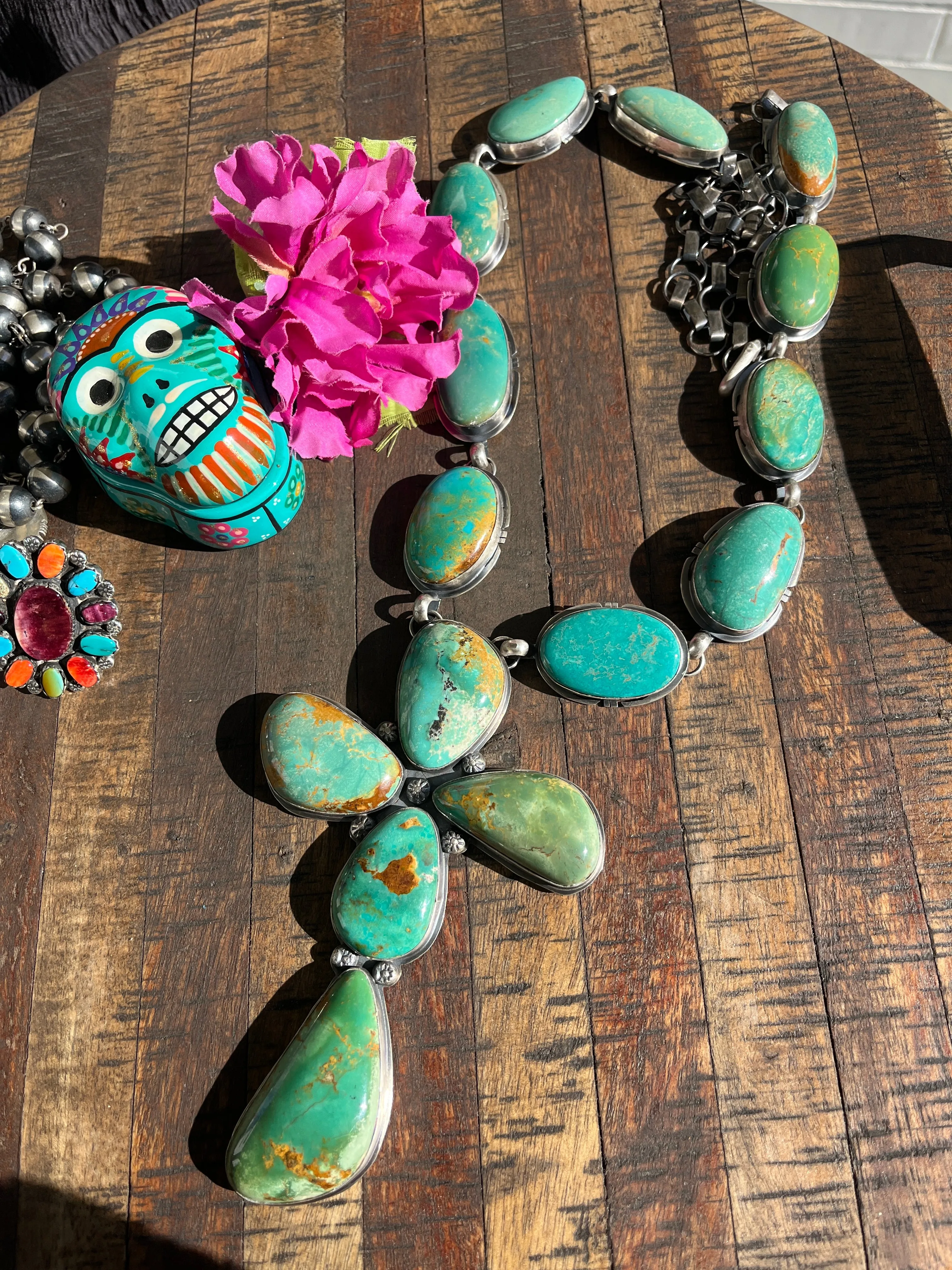 Kingman Cross Necklace