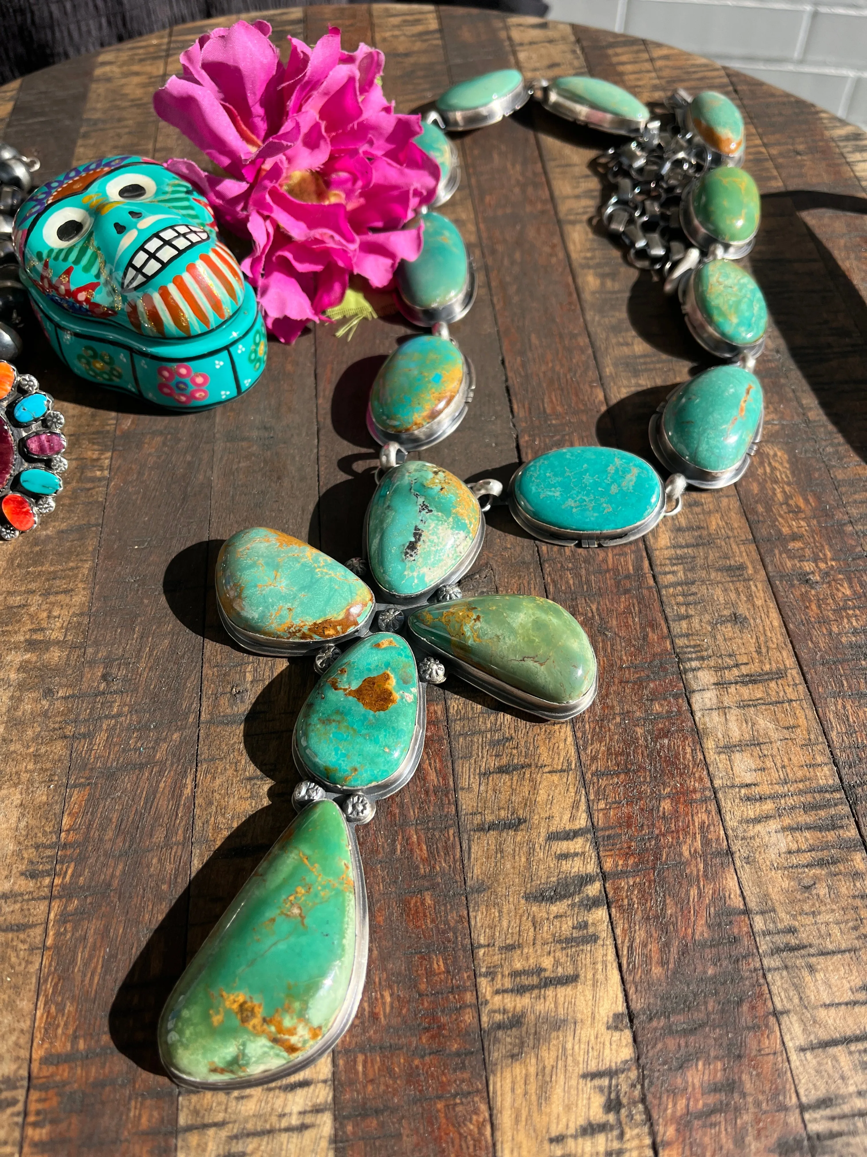Kingman Cross Necklace