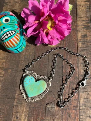 Kingman Heart Necklace #2