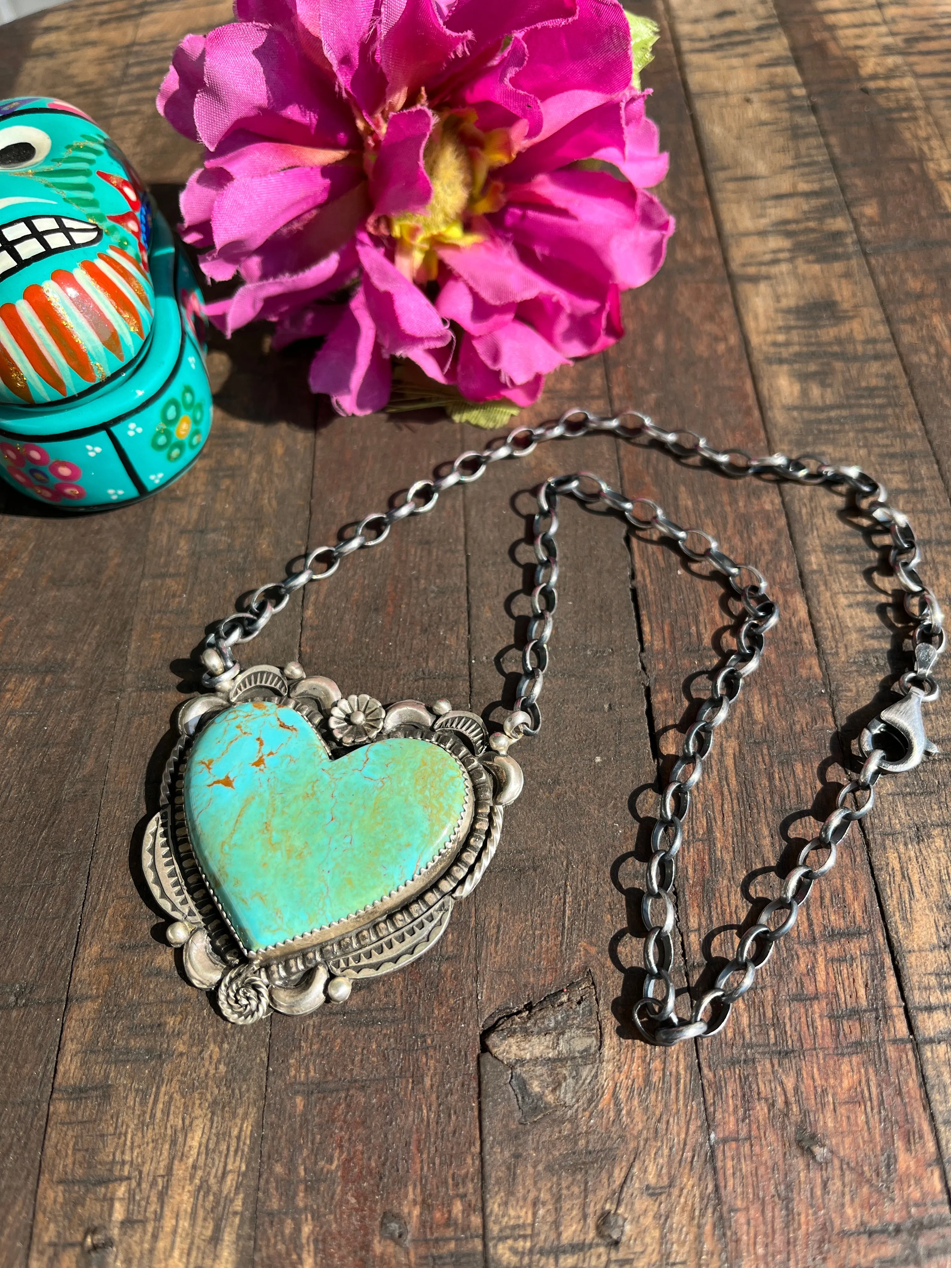 Kingman Heart Necklace #2
