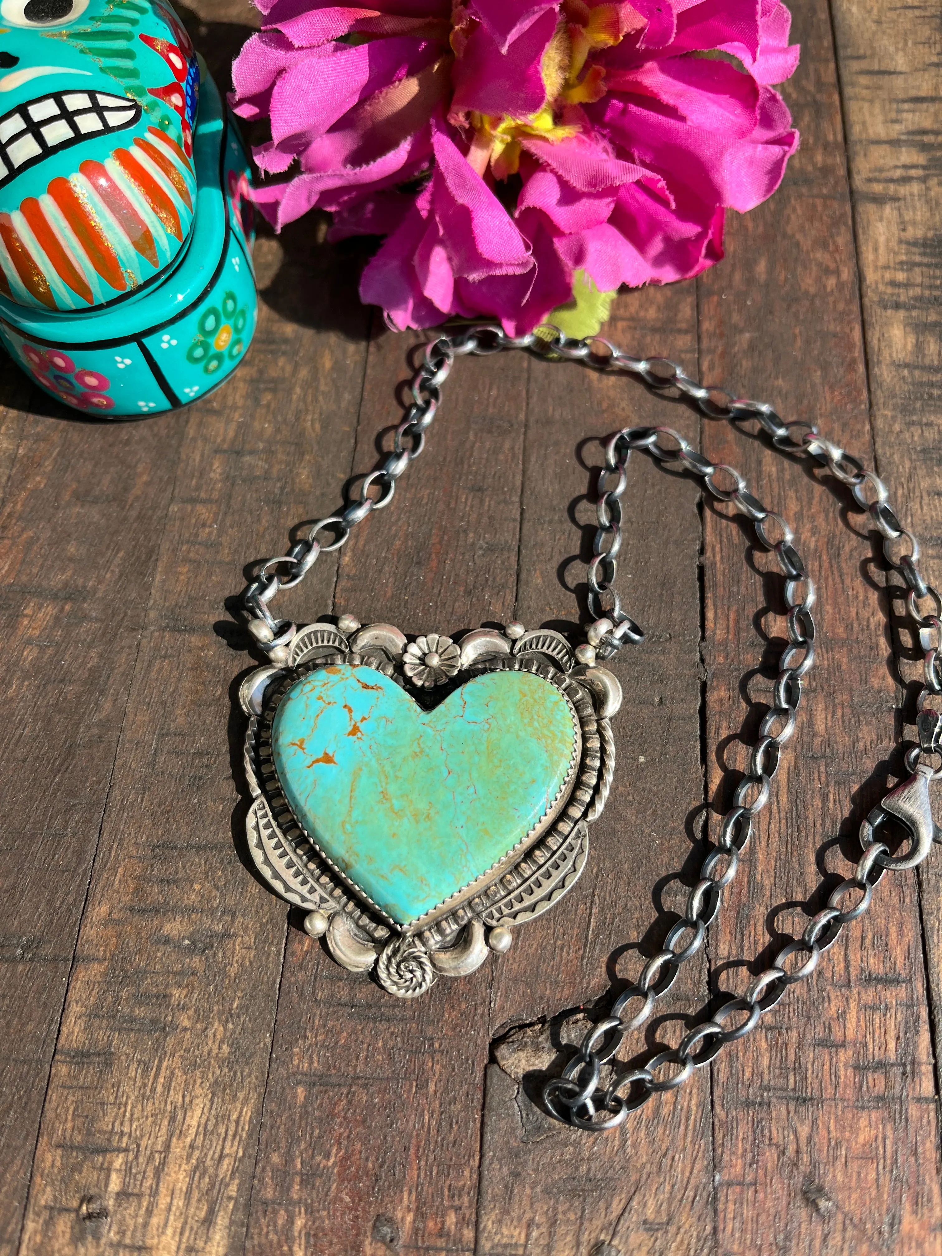 Kingman Heart Necklace #2
