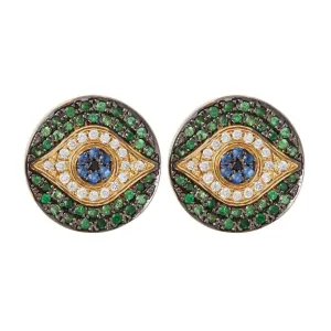 Little Dawn Green Studs