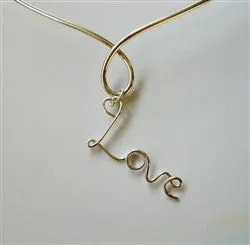 Love Pendant W/Heart