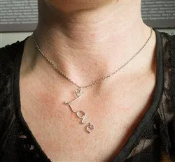 Love Pendant W/Heart