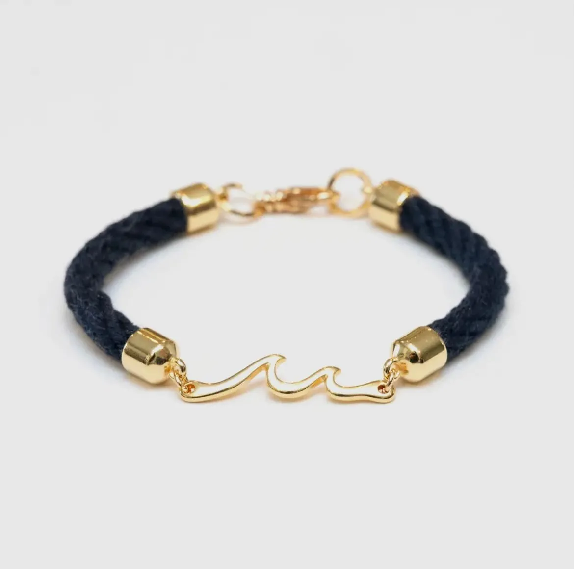 Madaket Bracelet - Navy/Gold