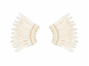 Mignonne Gavigan Mini Mad Raffia Ear in White