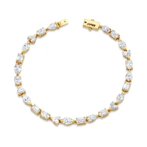 MINI MIXED DIAMOND TENNIS BRACELET