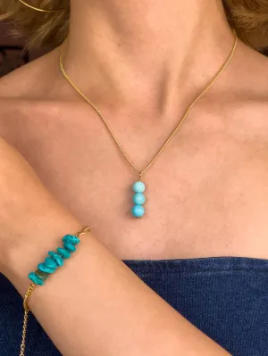 Minimalist Turquoise Necklace