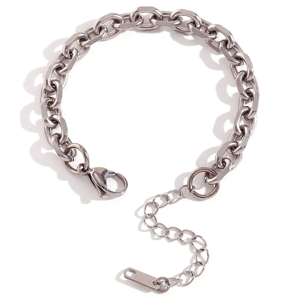 Minimalist Women Geometric Stainless Steel Anklets