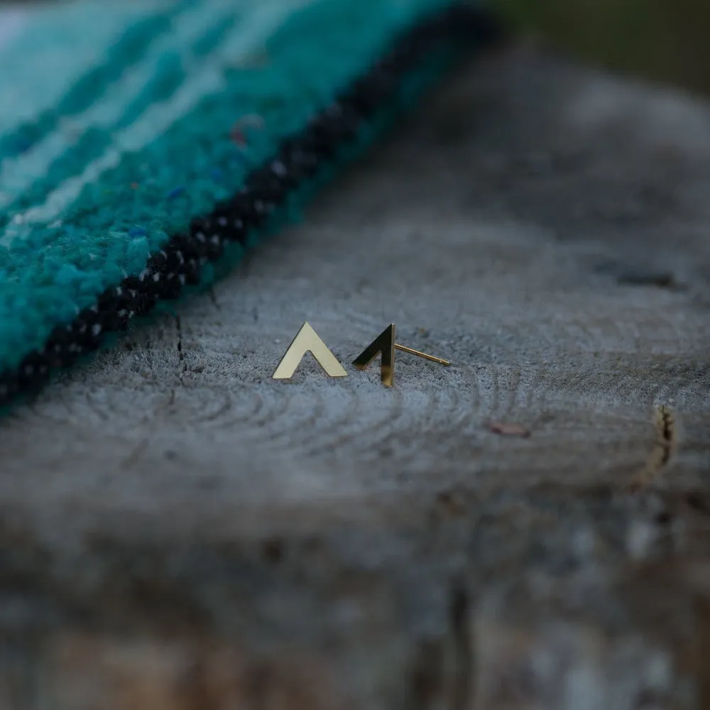 Mountain Symbol Earrings