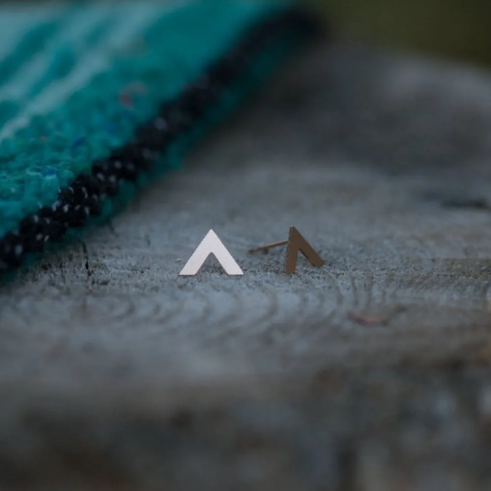 Mountain Symbol Earrings