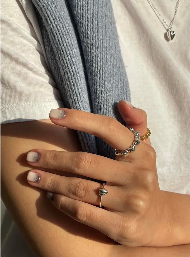 Multi Heart Stacking Ring