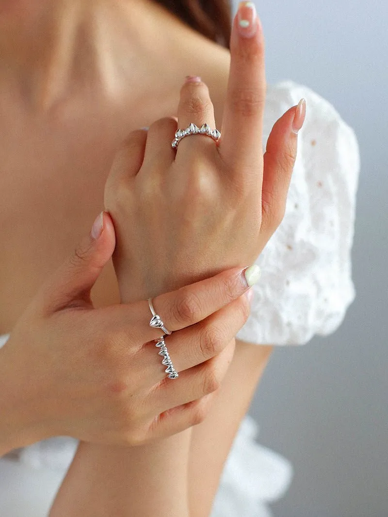 Multi Heart Stacking Ring