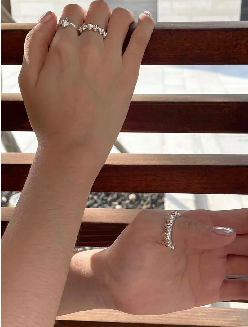 Multi Heart Stacking Ring
