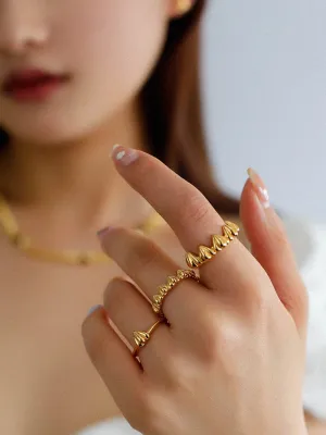 Multi Heart Stacking Ring