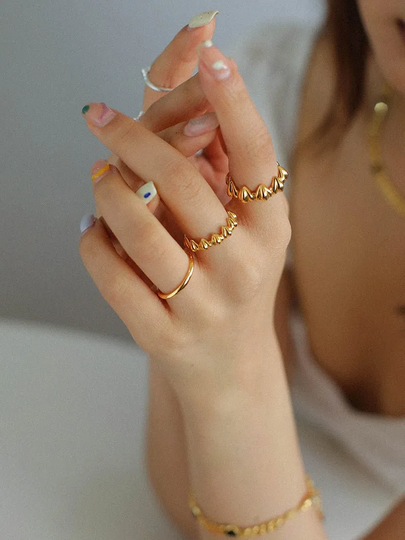 Multi Heart Stacking Ring
