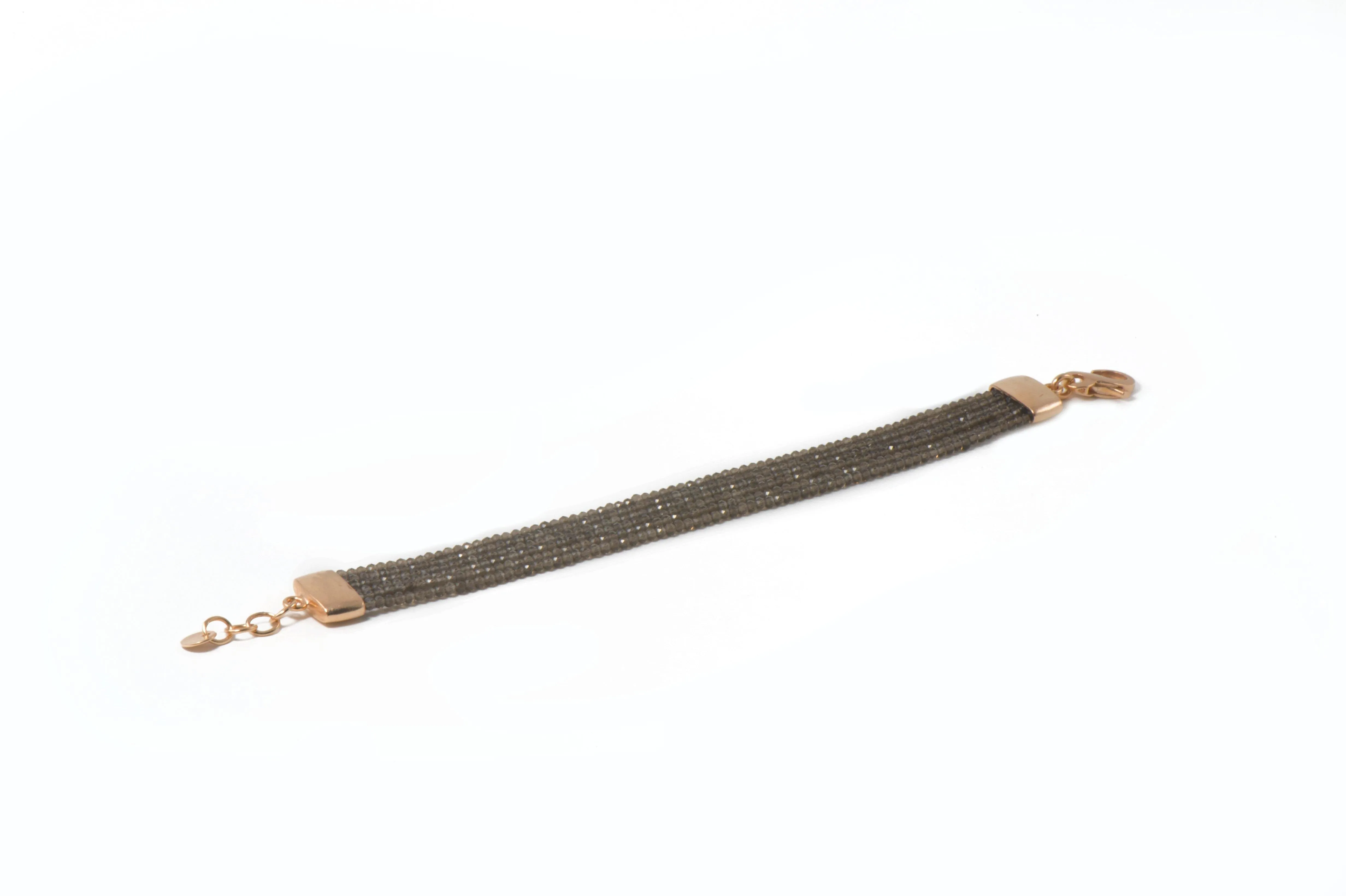 Multi Strand Gemstone Bracelet with 24K Fair Trade Gold Vermeil