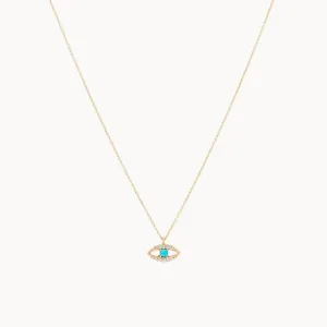 Mystical Eye Pendant (14K Gold)