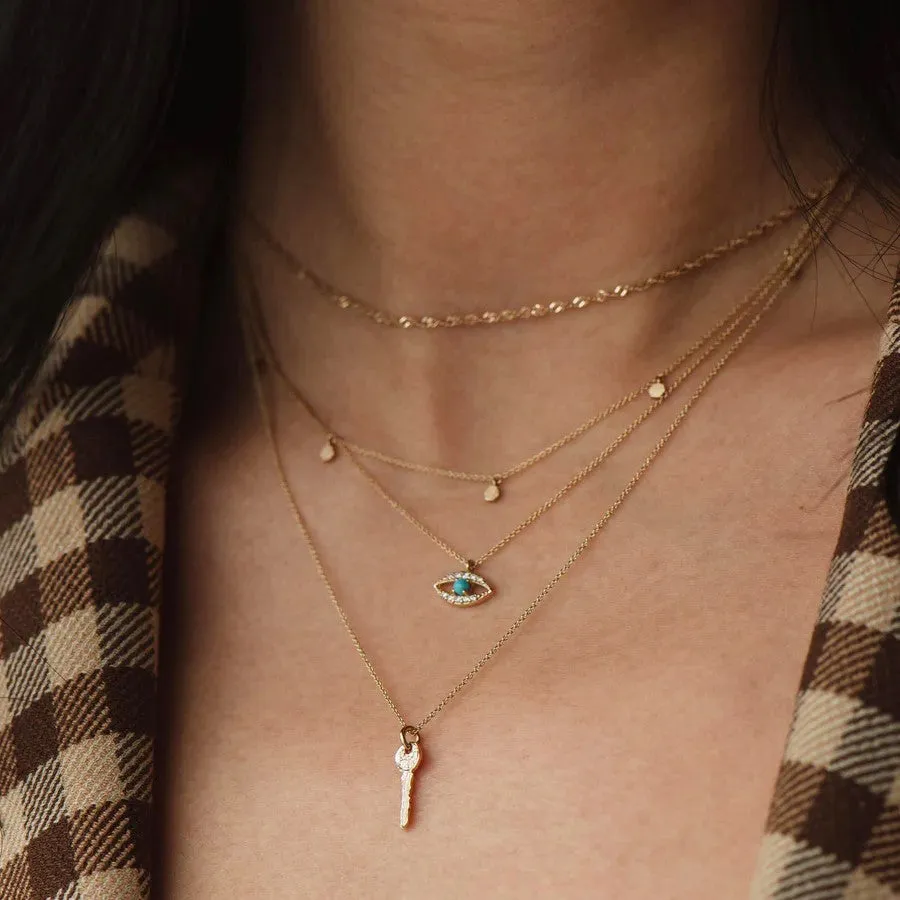 Mystical Eye Pendant (14K Gold)