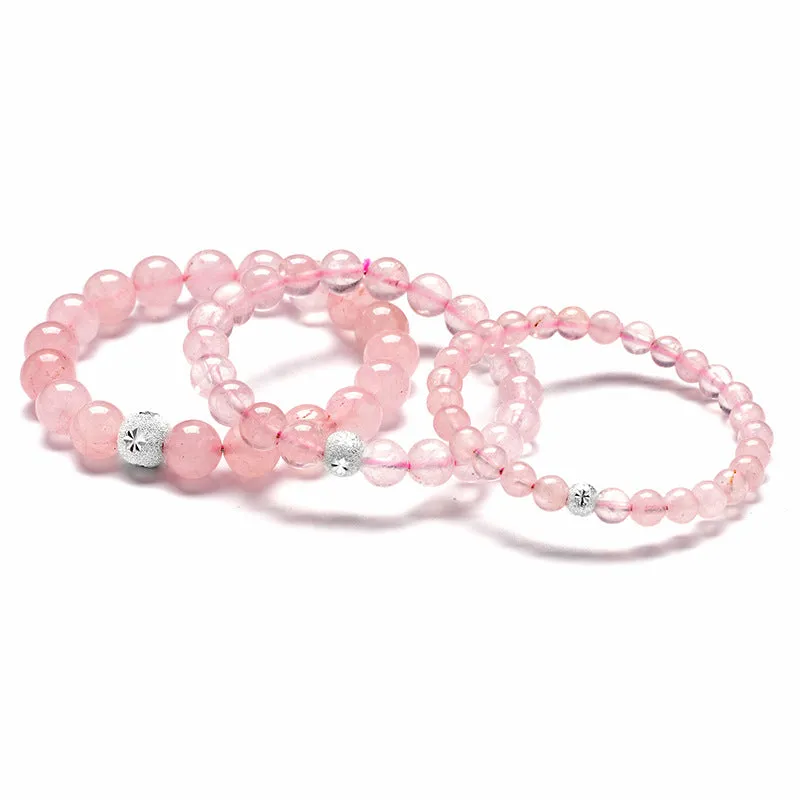 Natural crystal powder crystal bracelet