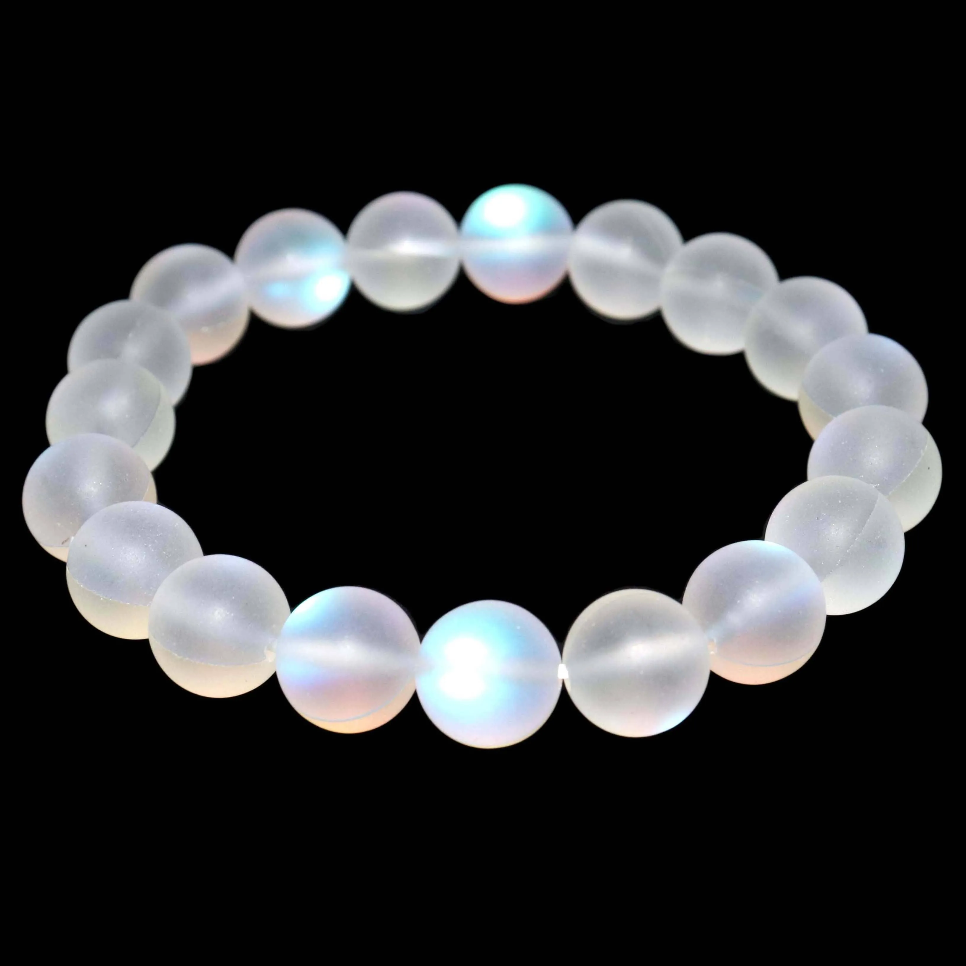 Natural Stone Beads Crystal Glass Bracelet