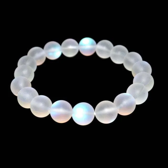 Natural Stone Beads Crystal Glass Bracelet