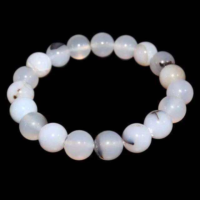 Natural Stone Beads Crystal Glass Bracelet
