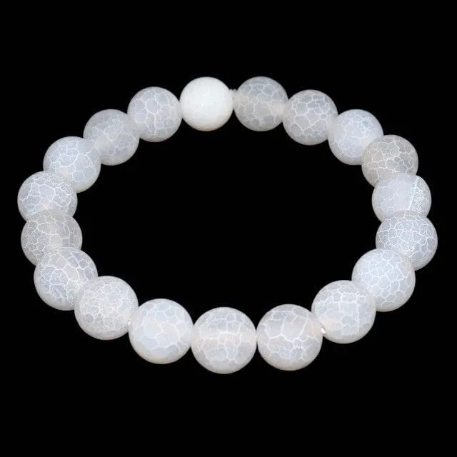 Natural Stone Beads Crystal Glass Bracelet