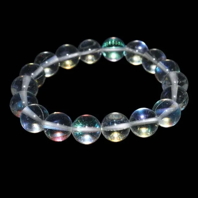Natural Stone Beads Crystal Glass Bracelet