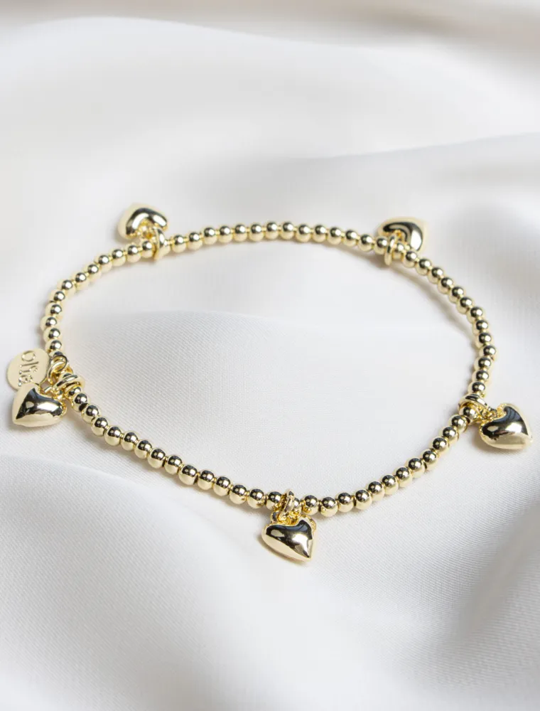 Olia Trixabelle Heart Bracelet