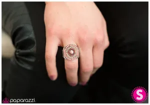 Paparazzi Ring ~ Circle Of Friends - Pink