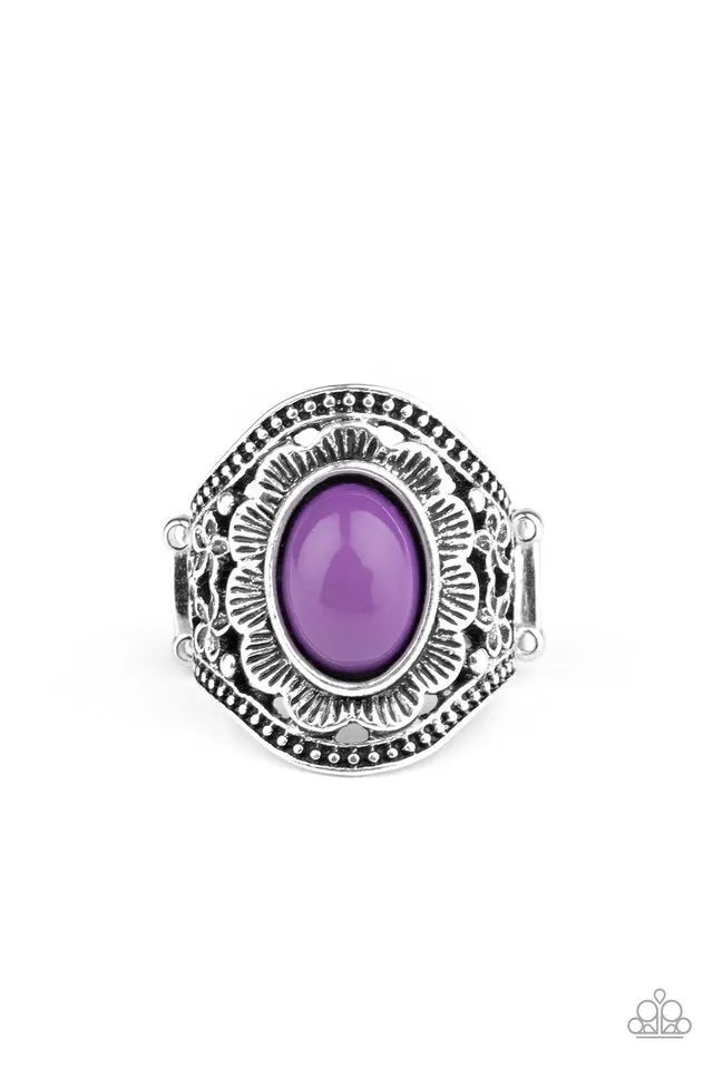 Paparazzi Ring ~ Garden Tranquility - Purple