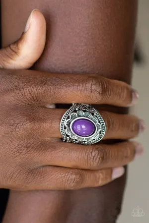 Paparazzi Ring ~ Garden Tranquility - Purple